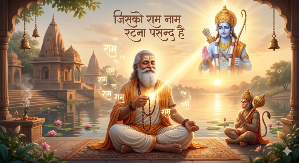 जिसको राम नाम रटना पसन्द है लिरिक्स | Ram Naam Ratna Pasand Hai Lyrics