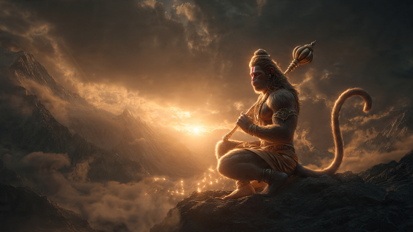 बजरंगी नाचे रे, श्रीराम के दरबार में भजन