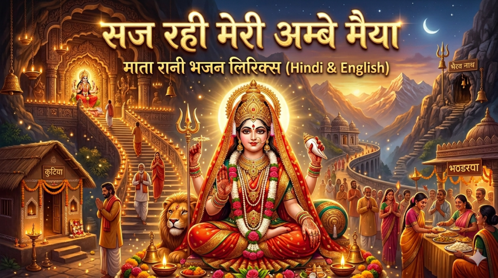 सज रही मेरी अम्बे मैया भजन लिरिक्स