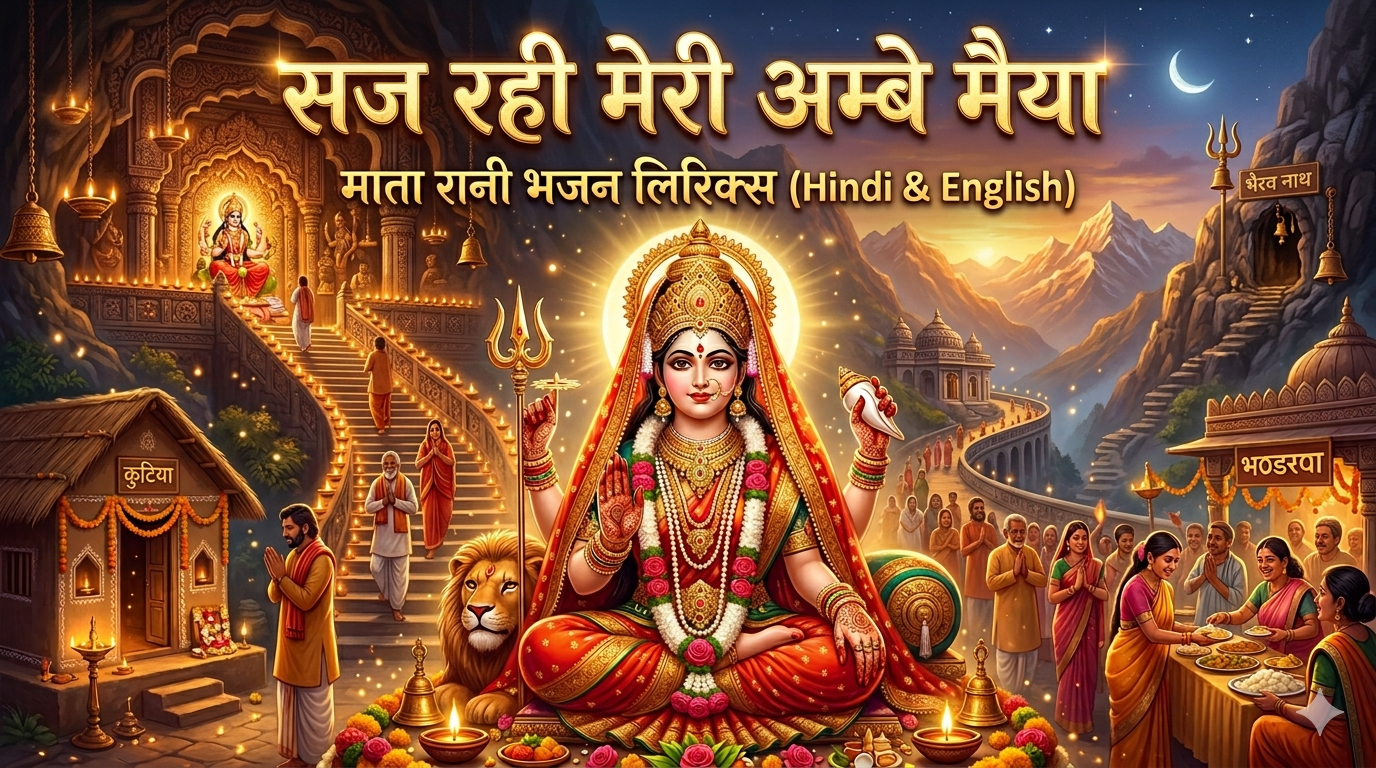 सज रही मेरी अम्बे मैया भजन लिरिक्स